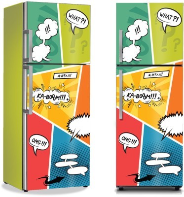 Διακόσμηση παιδικού δωματίου House Art - ΣΗΜΑΝΤΙΚΟ: Σε περίπτωση διαφοράς τιμής από το κατάστημα ισχύει παντα και μόνο η τιμή του καταστήματος What?!, Κόμικ, Αυτοκόλλητα ψυγείου, 50 x 85 εκ.