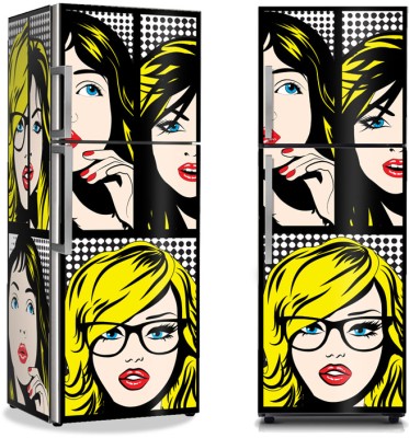 Pop art Πρόσωπα, Κόμικ, Αυτοκόλλητα ψυγείου, 50 x 85 εκ.