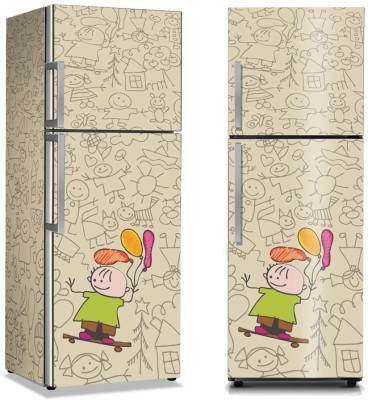 Κοριτσάκι, Διάφορα, Αυτοκόλλητα ψυγείου, 50 x 85 εκ. (8545)