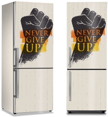 Houseart Never Give Up, Διάφορα, Αυτοκόλλητα ψυγείου, 50 x 85 εκ.