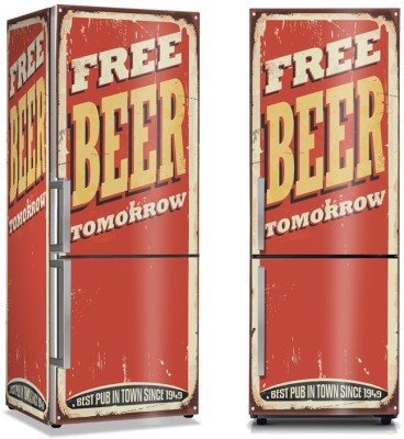 Houseart Free Beer Tomorrow, Διάφορα, Αυτοκόλλητα ψυγείου, 50 x 85 εκ.
