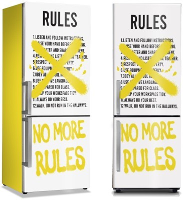 Houseart No more rules, Διάφορα, Αυτοκόλλητα ψυγείου, 50 x 85 εκ.