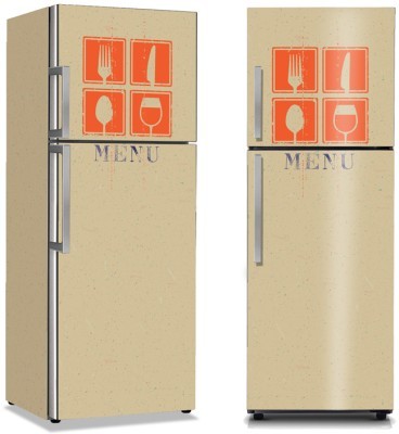 Μενού, Φαγητό, Αυτοκόλλητα ψυγείου, 50 x 85 εκ. (8556)