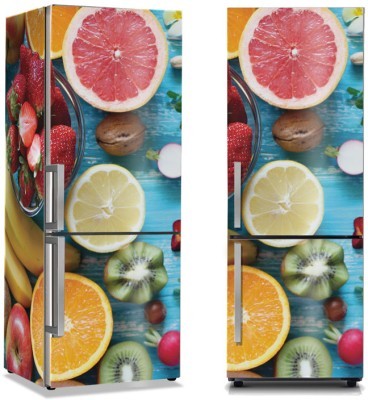 Φρέσκα Φρούτα, Φαγητό, Αυτοκόλλητα ψυγείου, 50 x 85 εκ. (37733)
