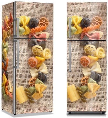 Πολύχρωμα ζυμαρικά, Φαγητό, Αυτοκόλλητα ψυγείου, 50 x 85 εκ. (13692)