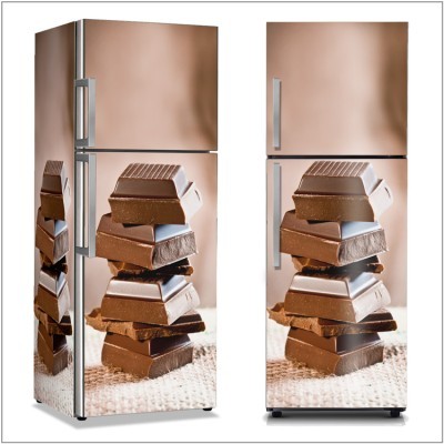 Πύργος σοκολάτας, Φαγητό, Αυτοκόλλητα ψυγείου, 50 x 85 εκ. (9515)