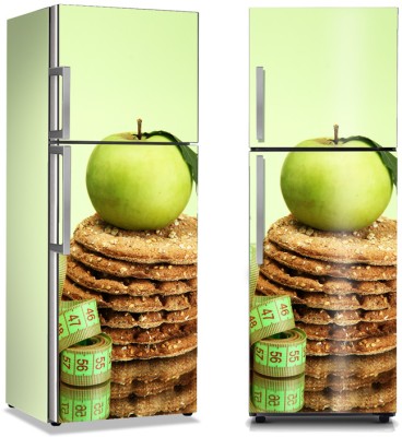 Γαλέτες και πράσινο μήλο, Φαγητό, Αυτοκόλλητα ψυγείου, 50 x 85 εκ. (9530)