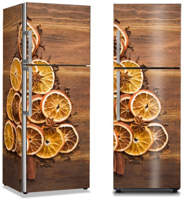 Δέντρο από αποξηραμένα πορτοκάλια, Φαγητό, Αυτοκόλλητα ψυγείου, 50 x 85 εκ. (9534)