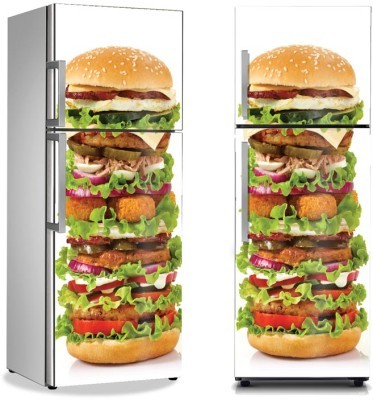 King size burger, Φαγητό, Αυτοκόλλητα ψυγείου, 50 x 85 εκ.
