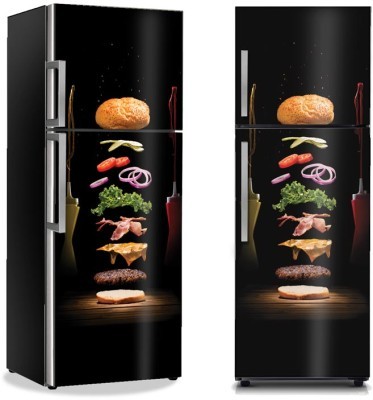 Houseart Burger, Φαγητό, Αυτοκόλλητα ψυγείου, 50 x 85 εκ.
