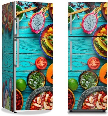 Μεξικάνικο φαγητό, Φαγητό, Αυτοκόλλητα ψυγείου, 50 x 85 εκ. (19681)