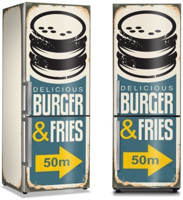 Burgers & fries, Φαγητό, Αυτοκόλλητα ψυγείου, 50 x 85 εκ. (45776)