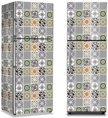 Γεωμετρικά Πλακάκια, Φόντο – Τοίχοι, Αυτοκόλλητα ψυγείου, 50 x 85 εκ. (19645)