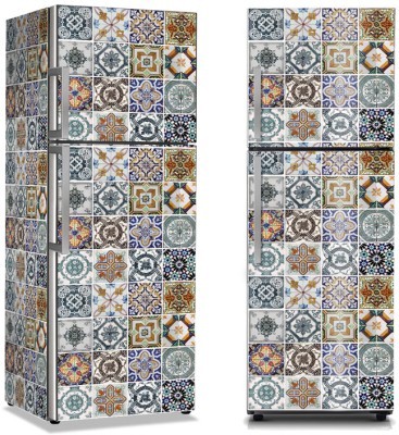 Πλακάκια Λισαβόνας, Φόντο – Τοίχοι, Αυτοκόλλητα ψυγείου, 50 x 85 εκ. (19646)