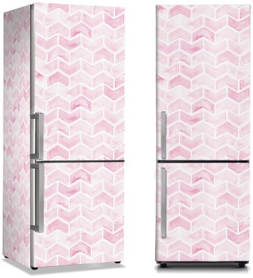 Pink fish bone, Φόντο – Τοίχοι, Αυτοκόλλητα ψυγείου, 50 x 85 εκ. (45792)