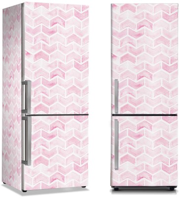 Houseart Pink fish bone, Φόντο - Τοίχοι, Αυτοκόλλητα ψυγείου, 50 x 85 εκ.