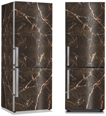 Houseart - ΣΗΜΑΝΤΙΚΟ: Σε περίπτωση διαφοράς τιμής από το κατάστημα ισχύει παντα και μόνο η τιμή του καταστήματος Καφέ Μάρμαρο, Φόντο - Τοίχοι, Αυτοκόλλητα ψυγείου, 50 x