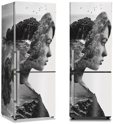 Αφηρημένο πρόσωπο της φύσης, Φύση, Αυτοκόλλητα ψυγείου, 50 x 85 εκ.