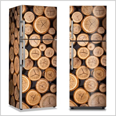 Ένα σωρός από ξύλα, Φύση, Αυτοκόλλητα ψυγείου, 50 x 85 εκ.