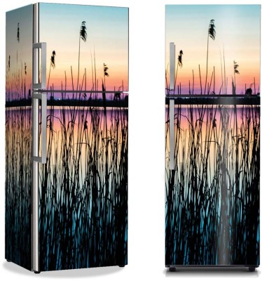 Ηλιοβασίλεμα στη λίμνη, Φύση, Αυτοκόλλητα ψυγείου, 50 x 85 εκ.
