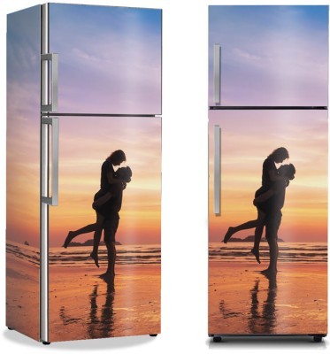 Φιλί στην παραλία, Φύση, Αυτοκόλλητα ψυγείου, 50 x 85 εκ. (19473)