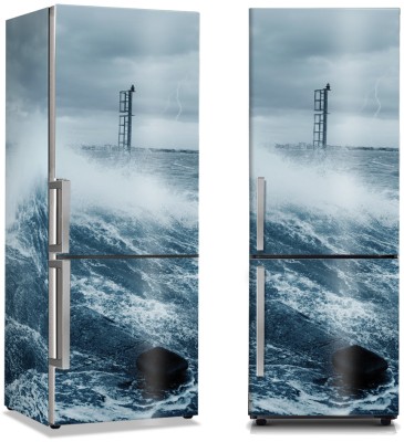 Φουρτουνιασμένη θάλασσα, Φύση, Αυτοκόλλητα ψυγείου, 50 x 85 εκ.