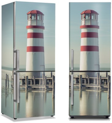Φάρος στο λιμάνι, Φύση, Αυτοκόλλητα ψυγείου, 50 x 85 εκ. (44530)