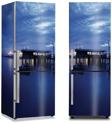 Νυχτερινό τοπίο στη θάλασσα, Φύση, Αυτοκόλλητα ψυγείου, 50 x 85 εκ.