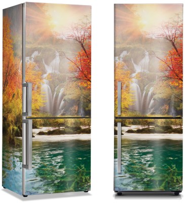 Μαγικό τοπίο με καταρράκτες, Φύση, Αυτοκόλλητα ψυγείου, 50 x 85 εκ. (44544)