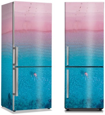 Κολυμβητής στα καταγάλανα νερά, Φύση, Αυτοκόλλητα ψυγείου, 50 x 85 εκ. (44546)