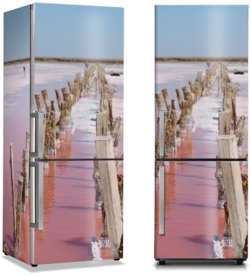 Ξύλα στα ροζ νερά, Φύση, Αυτοκόλλητα ψυγείου, 50 x 85 εκ.