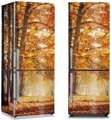 Πορτοκαλί φθινοπωρινή φύση, Φύση, Αυτοκόλλητα ψυγείου, 50 x 85 εκ. (44571)