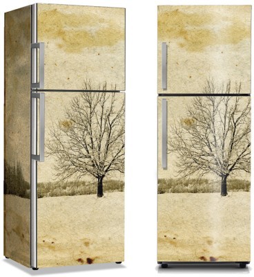 Τοπίο, Vintage, Αυτοκόλλητα ψυγείου, 50 x 85 εκ. (8605)