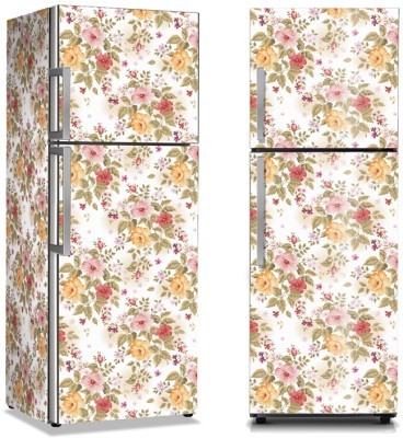 Πολύχρωμα ανθισμένα λουλούδια, Μοτίβα, Αυτοκόλλητα ψυγείου, 50 x 85 εκ. (13716)