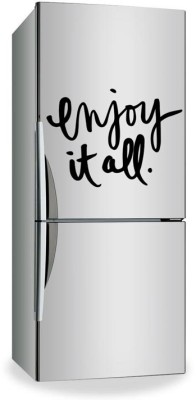 Houseart Enjoy it all, Mini Fridge Sticker, Αυτοκόλλητα ψυγείου, Small 38x26 cm