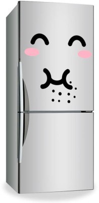 Houseart Hungry face, Mini Fridge Sticker, Αυτοκόλλητα ψυγείου, Small 37x38 cm