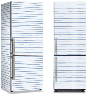 Μπλε Γραμμές, Μοτίβα, Αυτοκόλλητα ψυγείου, 50 x 85 εκ. (45959)