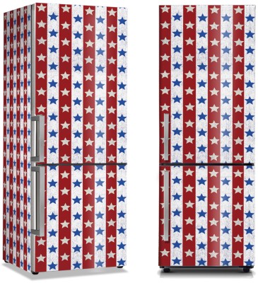Αμερικάνικα Αστεράκια, Μοτίβα, Αυτοκόλλητα ψυγείου, 50 x 85 εκ. (45975)