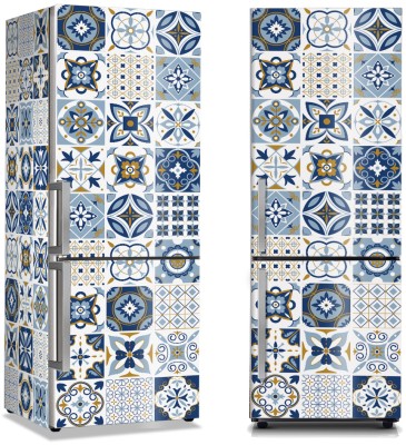 Blue Vintage Style, Μοτίβα, Αυτοκόλλητα ψυγείου, 50 x 85 εκ.