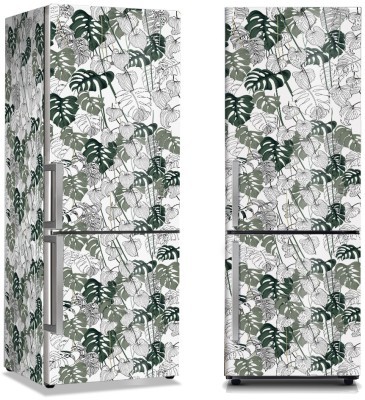 Άχρωμα Φύλλα, Μοτίβα, Αυτοκόλλητα ψυγείου, 50 x 85 εκ. (45993)
