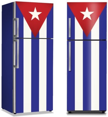 Σημαία Κούβας, Πόλεις – Ταξίδια, Αυτοκόλλητα ψυγείου, 50 x 85 εκ. (9066)