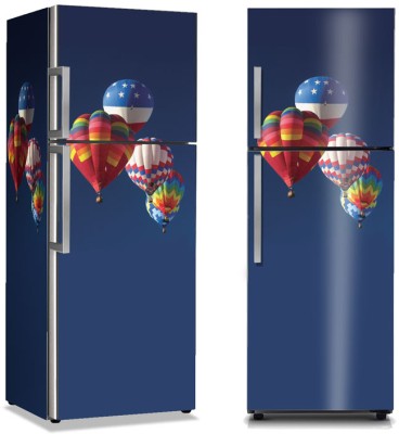 Αερόστατα, Πόλεις – Ταξίδια, Αυτοκόλλητα ψυγείου, 50 x 85 εκ. (8609)