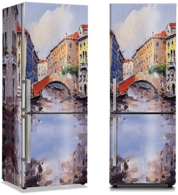 Βενετία ελαιογραφία, Πόλεις – Ταξίδια, Αυτοκόλλητα ψυγείου, 50 x 85 εκ. (44386)