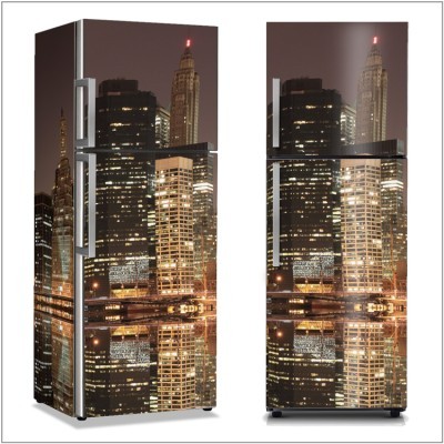 Μανχάταν τη νύχτα, Πόλεις - Ταξίδια, Αυτοκόλλητα ψυγείο