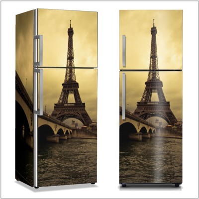 Πύργος του Άιφελ , Γέφυρα, Πόλεις – Ταξίδια, Αυτοκόλλητα ψυγείου, 50 x 85 εκ. (13661)