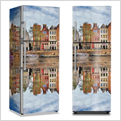Άμστερνταμ, Ολλανδία, Πόλεις – Ταξίδια, Αυτοκόλλητα ψυγείου, 50 x 85 εκ. (13664)