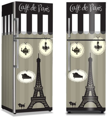 Kαφέ στο Παρίσι, Πόλεις – Ταξίδια, Αυτοκόλλητα ψυγείου, 50 x 85 εκ. (11797)