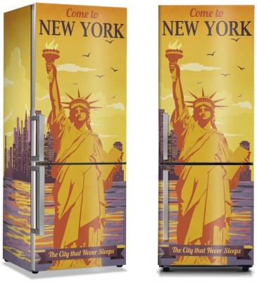 ‘Άγαλμα της Ελευθερίας, Νέα Υόρκη, Πόλεις – Ταξίδια, Αυτοκόλλητα ψυγείου, 50 x 85 εκ. (44388)