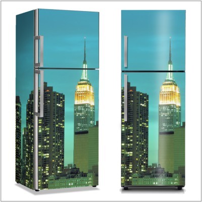 Houseart - ΣΗΜΑΝΤΙΚΟ: Σε περίπτωση διαφοράς τιμής από το κατάστημα ισχύει παντα και μόνο η τιμή του καταστήματος Εmpire state, Πόλεις - Ταξίδια, Αυτοκόλλητα ψυγείου, 50