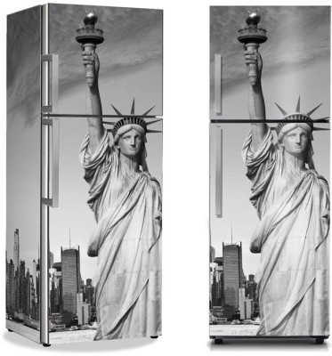 Άγαλμα της Ελευθερίας, Πόλεις – Ταξίδια, Αυτοκόλλητα ψυγείου, 50 x 85 εκ. (16866)